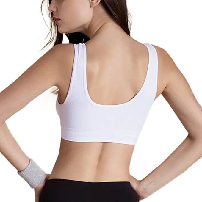 1pcs S-XXXL Women Girls Padded Seamless genie Bra fitness Rimless sleep double layer Vest Tops Plus Size bra | Женская одежда