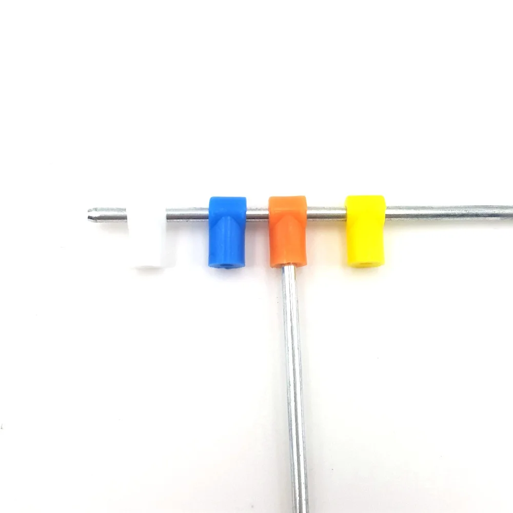 20 шт./лот разноцветная муфта для осевой муфты тройника соединение оси 2 мм вала