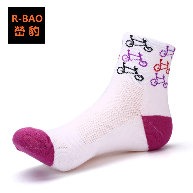 Женские тонкие профессиональные велосипедные носки женские спортивные походные