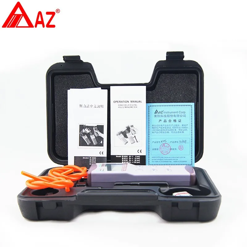 AZ8230 цифровой измеритель давления, манометр перепада давления Манометр цифровой измеритель измерения давления 0~+/-30PSI