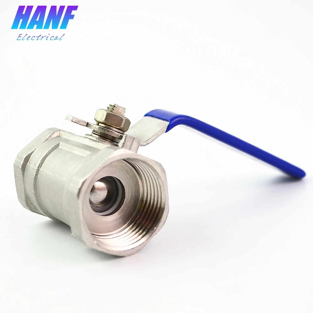 1 шт. шаровой кран SS304 BSP &quotDN25 цельный корпус прямой узор сверхмощная ручка