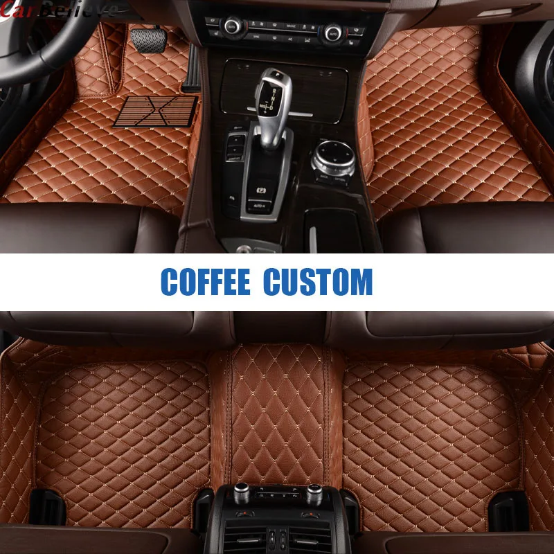 color 7 Автомобиль считаем коврик для автомобиля audi a5 sportback a3 a4 b5 b7 avant q7 2007 a6 c6 4f q3 q5 tt mk1 аксессуары ковер - Название цвета: color 7