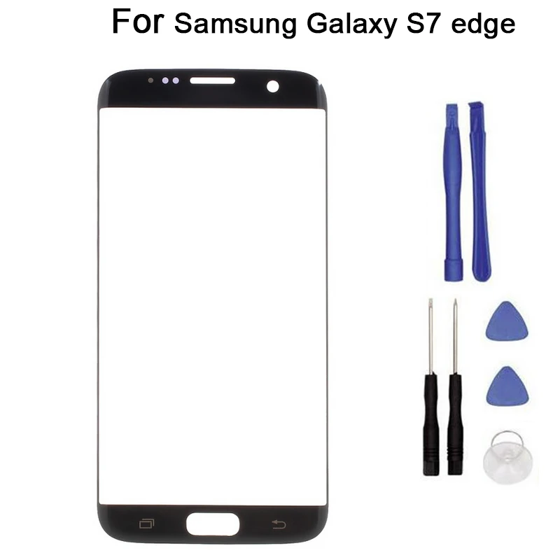 10 шт./лот для Samsung Galaxy S7 edge SM G935 G935F G935FD 5 &quotсенсорный экран переднее стекло