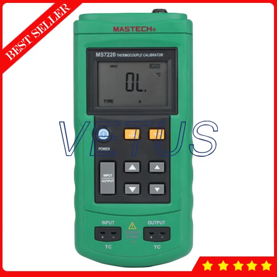 MASTECH MS7220 цифровой термометр цена для термопары Simulator калибратор тестер |