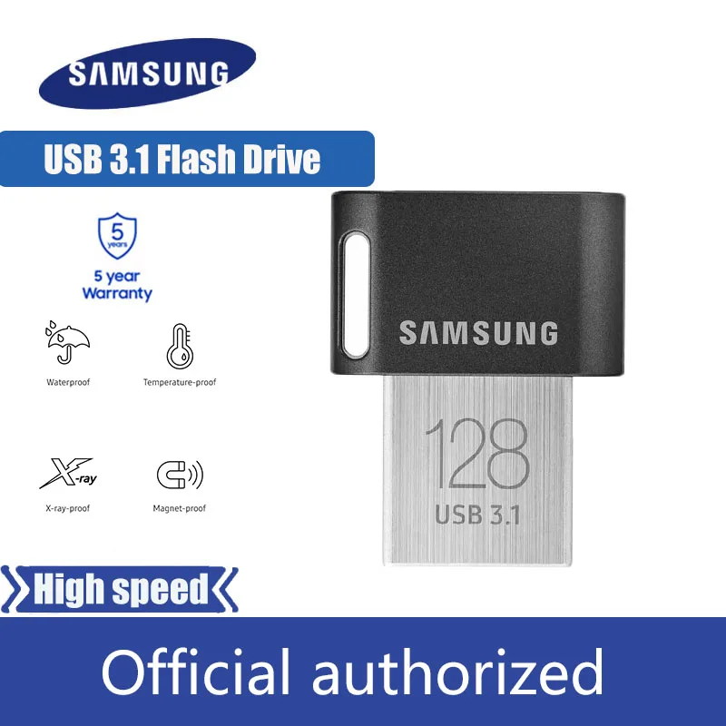SAMSUNG FIT Plus USB флеш-накопитель 32 г 64 3 1 крошечная карта памяти устройство для