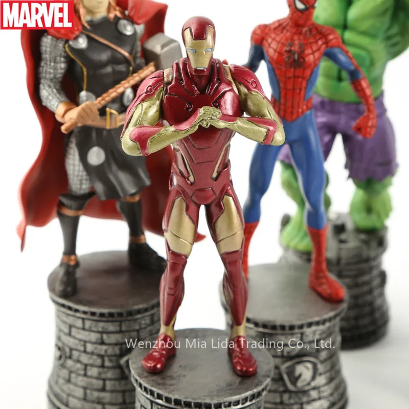 Hasbro Marvel 5 шт. международные Шахматные украшения зеленый гигантский Железный
