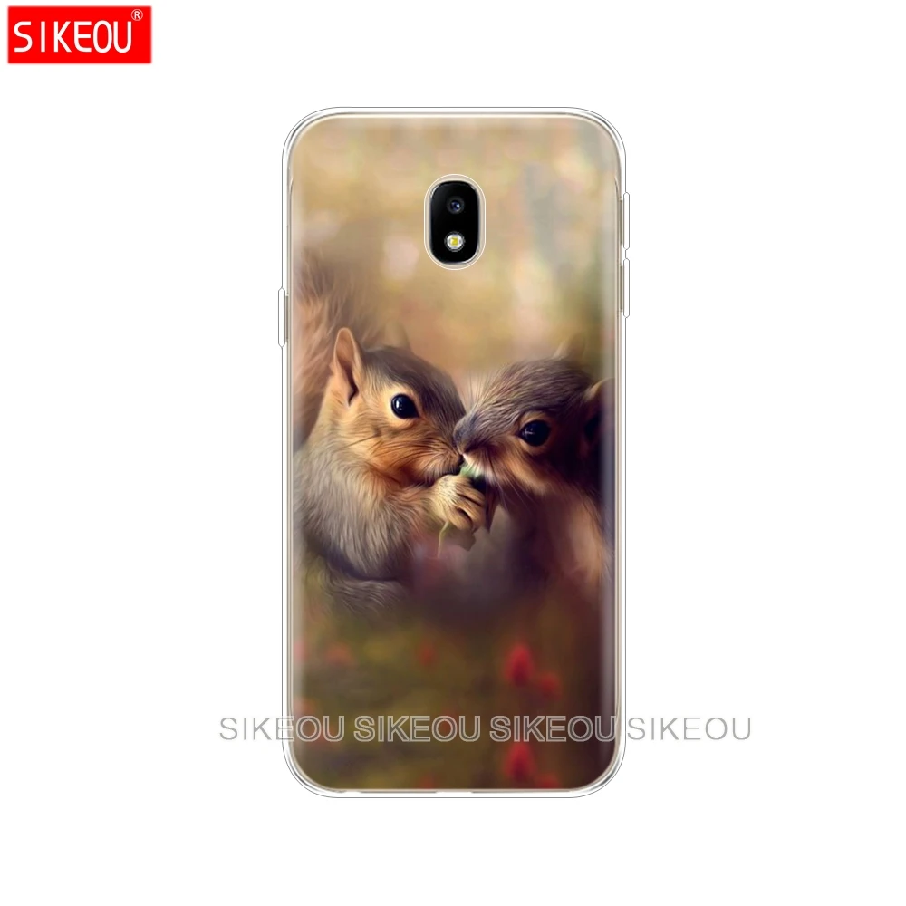 Силиконовый чехол для телефона Samsung Galaxy J3 J5 J7 2017 J330 J530 J730 PRO j2 2018 белка морская