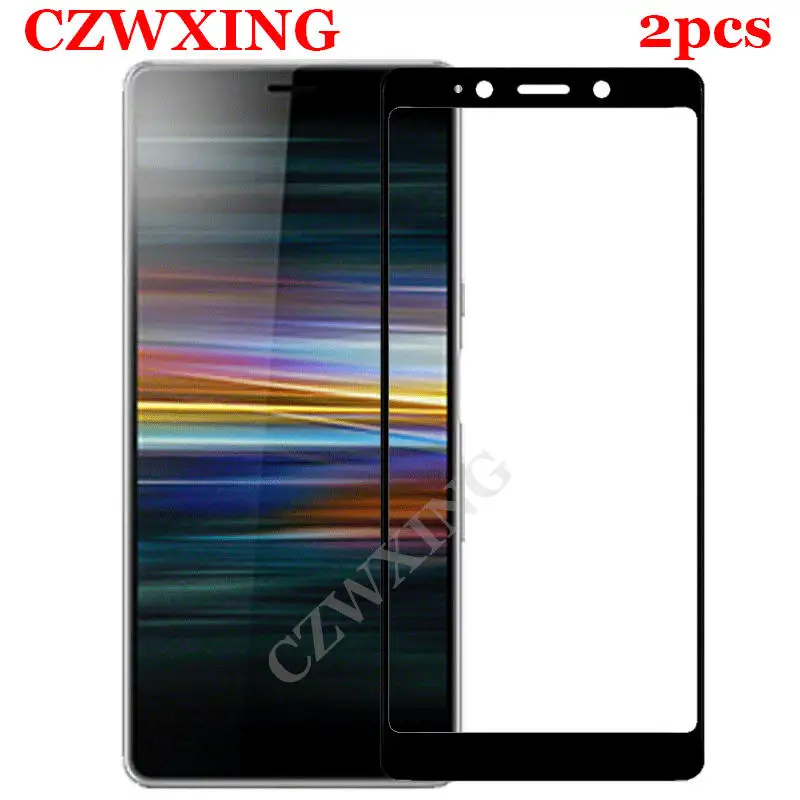 Закаленное стекло для Sony Xperia L3 2 шт. Защита экрана L 3 XperiaL3 I3312 I4312 I4332 I3322 полное