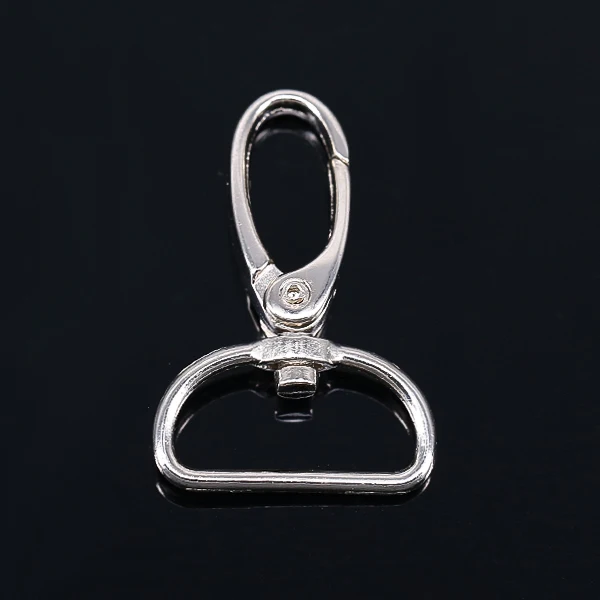 

45*30mm Silver Plated Metal Trigger Snap Swivel Hardware Hook Clasp Sewing Supplies for Bag Key Ring 100piece/K386