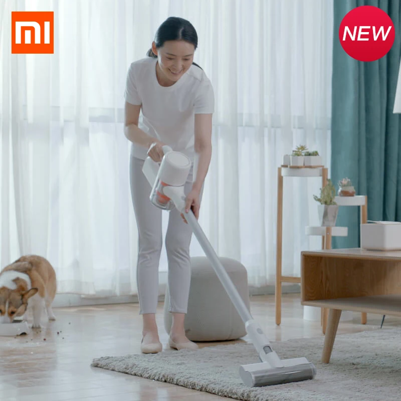 Xiaomi Mijia ручной пылесос для дома автомобиля 72 дБ низкий уровень шума бытовой беспроводной aspirador 23000Pa Циклон