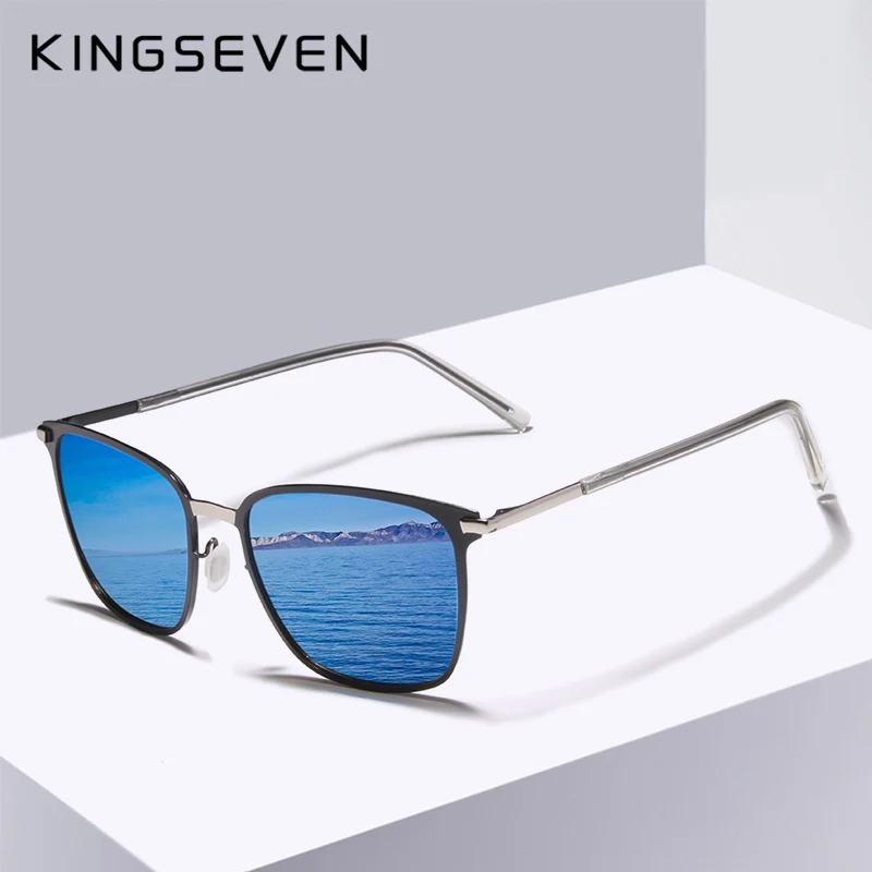 

KINGSEVEN 2018 Polarized Sunglasses Men's Classic Male Sunglasses Driving Travel Unisex Oculos Gafas De Sol