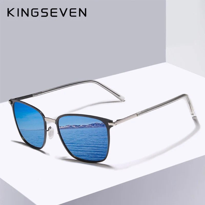 Мужские классические солнцезащитные очки KINGSEVEN поляризационные дорожные