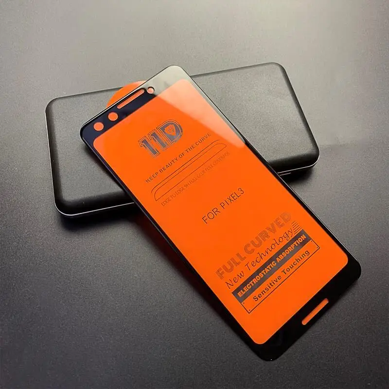 For Google PIXEL 3 2 шт 11D полное покрытие закаленное стекло для Google Pixel 3XL 3 Защита экрана размера XL пленка для Google Pixel 3 9H HD защитное стекло - Цвет: For Google PIXEL 3
