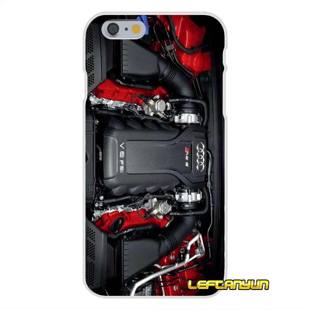 Для Motorola Moto G LG Spirit G2 G3 мини G4 G5 K4 K7 K8 K10 V10 V20 Audi Twin Turbo v8 двигателя Мягкий силиконовый
