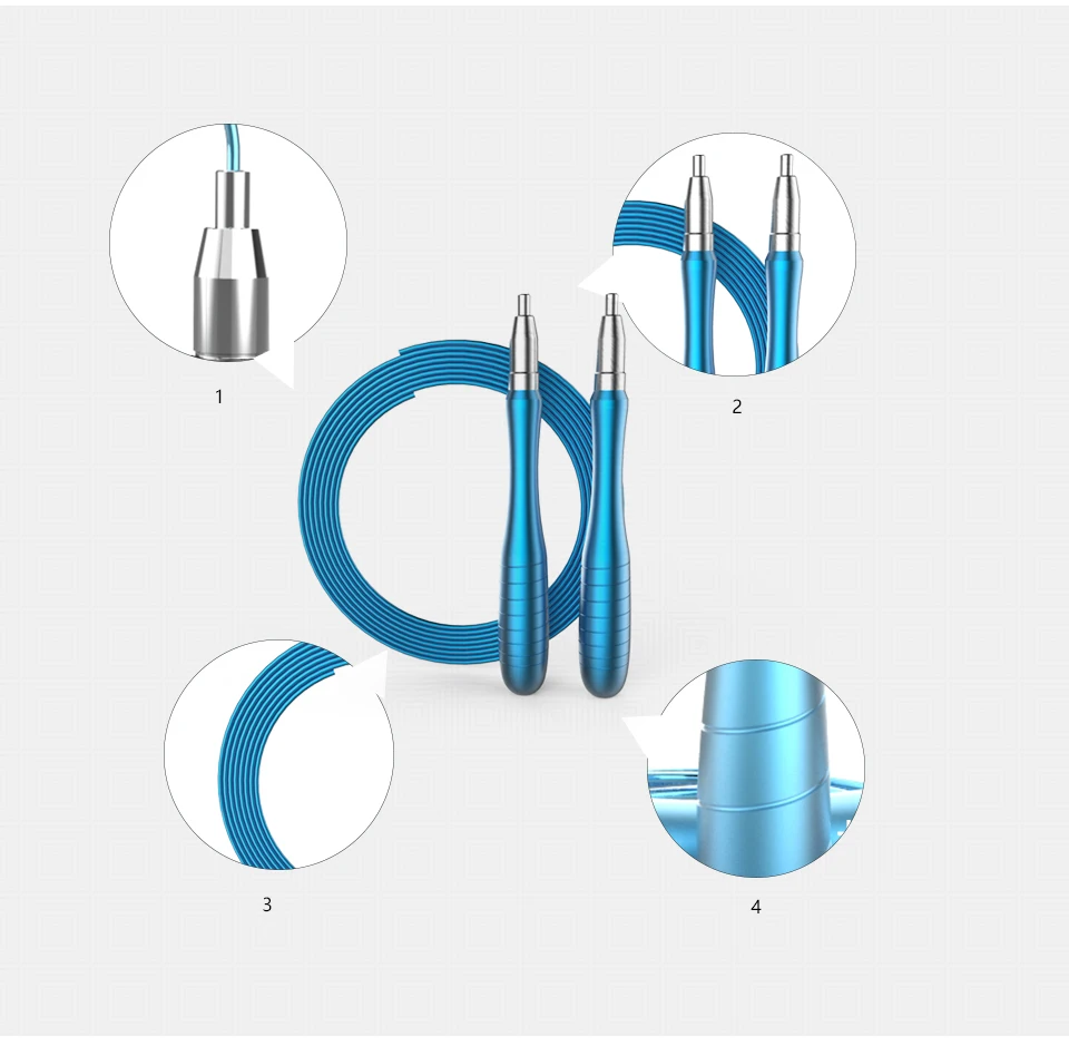 ProCircle Новое поступление фитнес самоблокирующийся Скакалка прыжки Скакалка тренировка для mma hiits crossfit тренировки