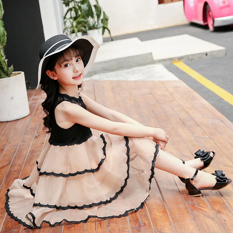 Kids Girls Party Lace Evening Dress Dresses for Children Wedding Flower Baby Girl Clothes 2-6Yrs | Детская одежда и обувь