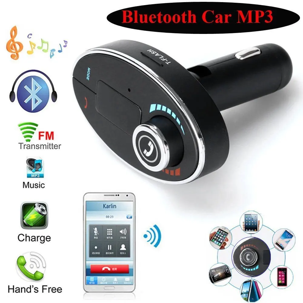 Автомобильный fm-передатчик BT-C1 громкой связи беспроводной Bluetooth LCD MP3-плеер