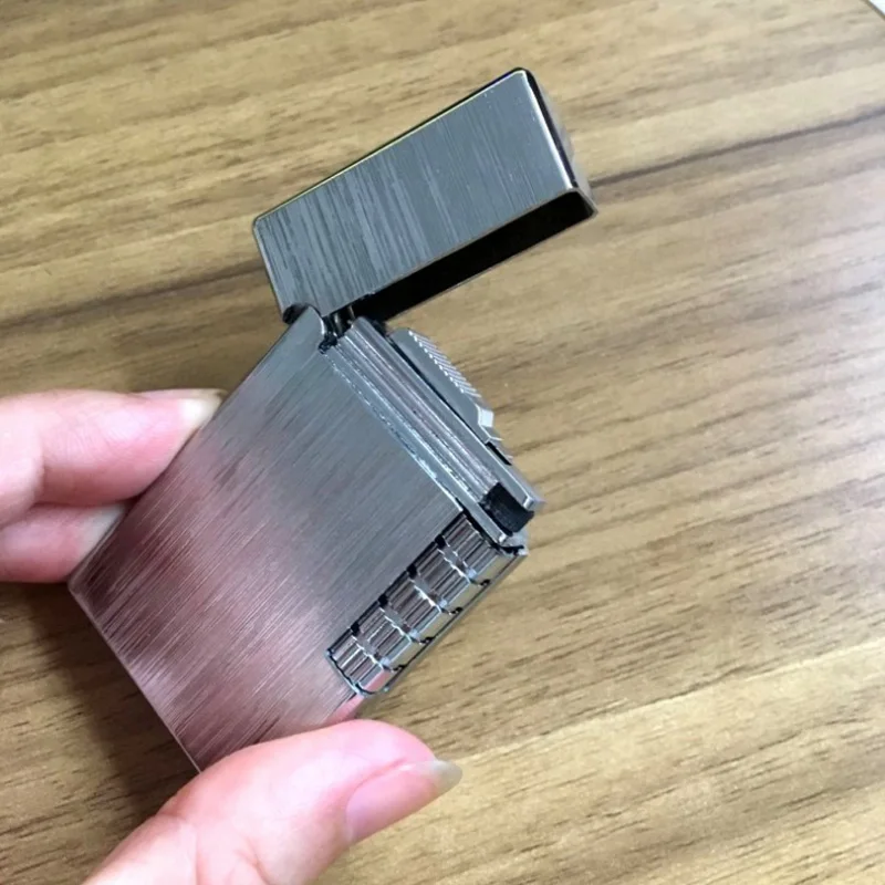 Сигаретная Зажигалка Ping Sound для курения металлические газовые зажигалки с