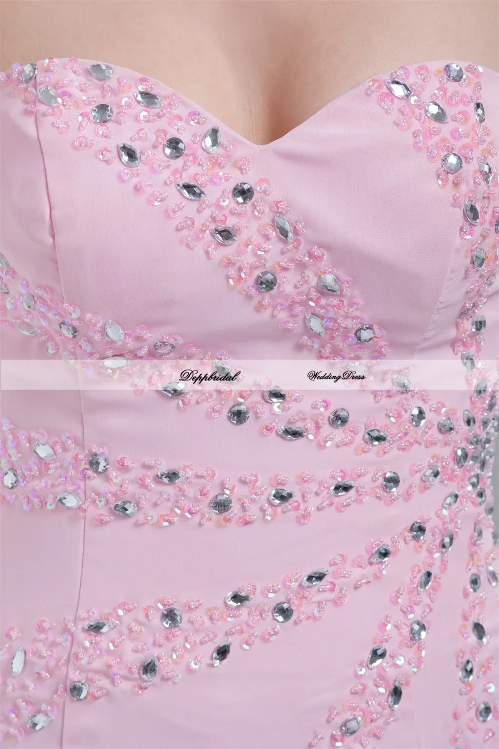 Шифон линии милая рукавов бисероплетение этаж длина вечернее платье халат де