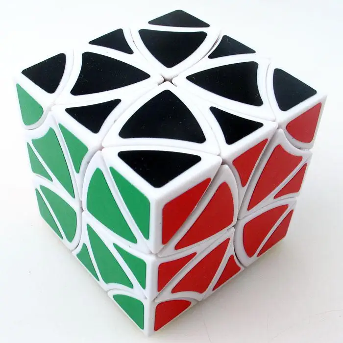 Zcube Бабочка скорость Нео кубик рубика Magic Cube двенадцать вал лепестки цветов Cubo Magico кубик-головоломка Образование детск - Цвет: White