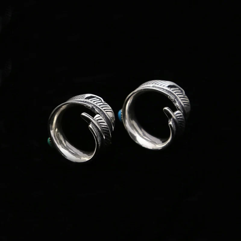 Кольцо регулируемое из серебра 100% пробы с перьями|adjustable fashion rings|adjustable ringring for |