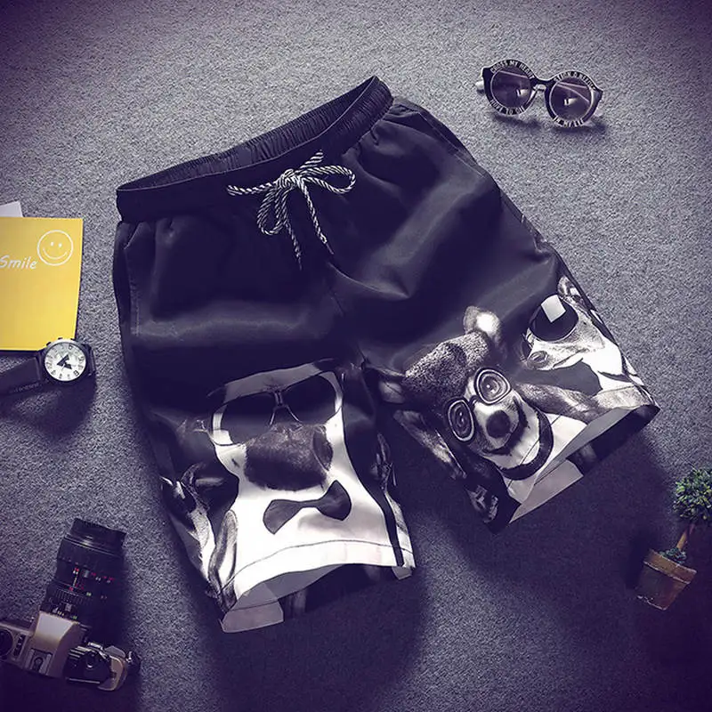 8 Рубашки домашние Для мужчин Drawstring печатных уличная Для мужчин s шорты летние Для мужчин шорты из хлопка и льна одежда - Цвет: 8