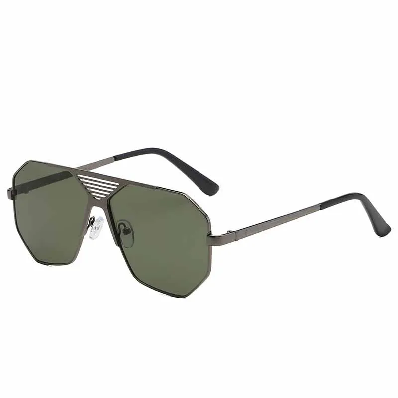 Классические мужские солнцезащитные очки в стиле ретро с Полой Металлической