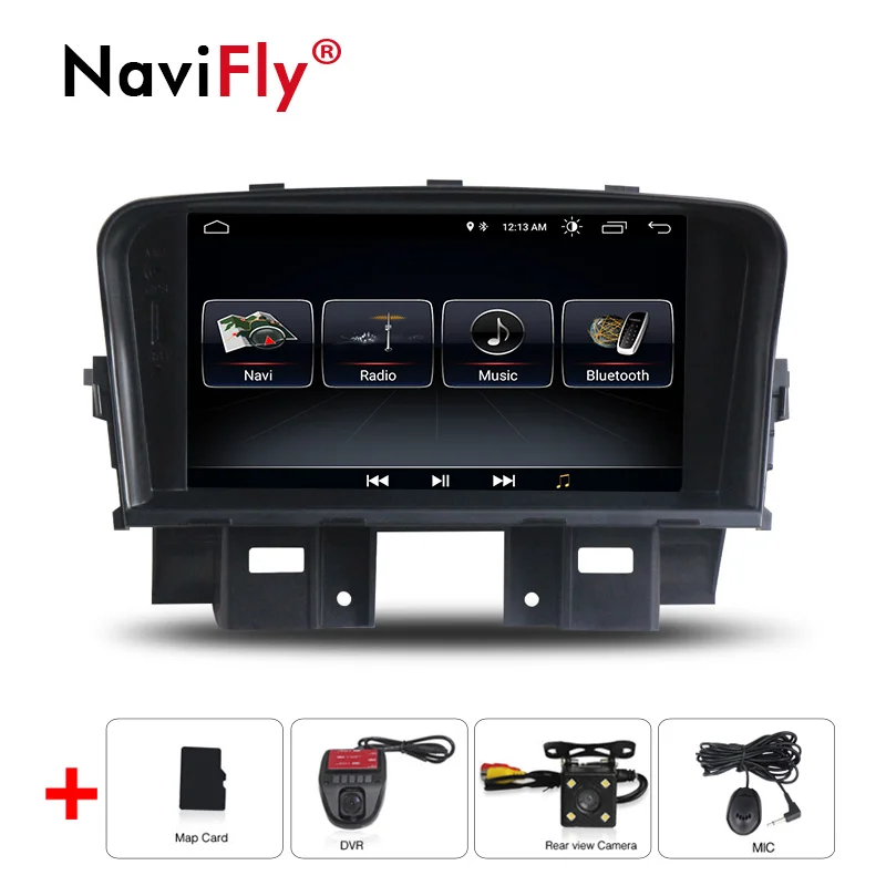 Car dvd camera DVR 2din Android 8,1 автомобильный Радио dvd-плеер мультимедиа для Chevrolet Cruze 2009 2010 2011 2012 2013 wifi RDS FM BT USB gps навигация - Цвет: Car dvd camera DVR