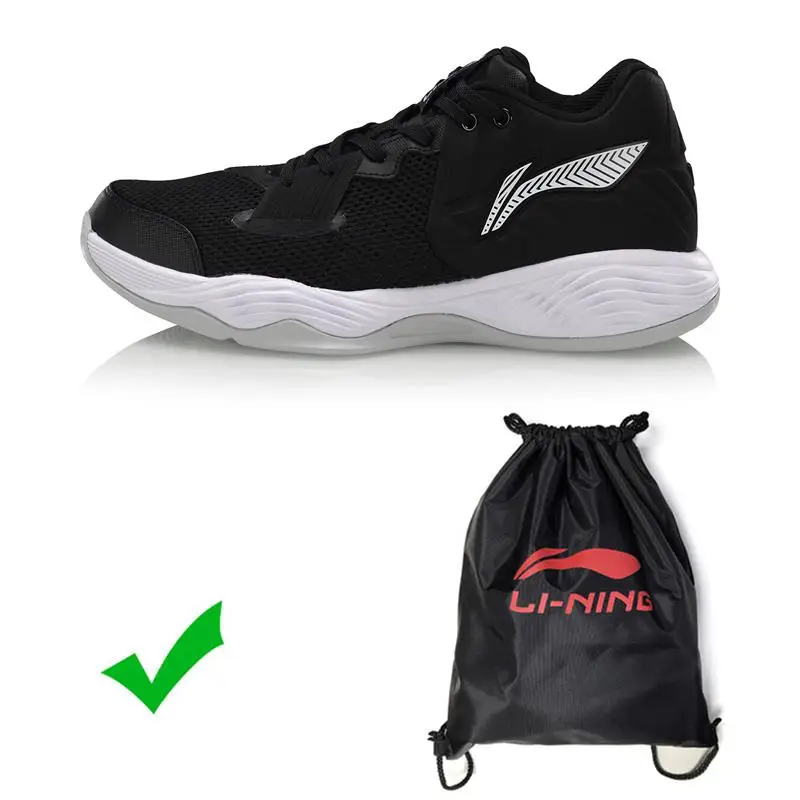 Li-Ning, мужской светильник для вождения, Баскетбольная обувь для баскетбола, износостойкая спортивная обувь с динамической подкладкой, кроссовки ABPP031 SAMJ19 - Цвет: ABPP031-1H