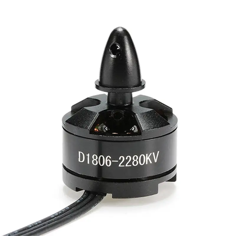 Черный бесщеточный мотор DXW D1806 2280KV 2 3S для гоночных дронов 200 210 220 250 FPV|cw ccw|frame rcdrone