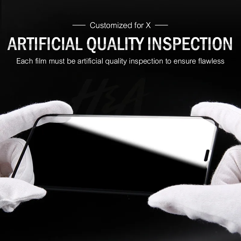 H& A Защитное стекло для iPhone X XS Max XR закаленное защитное стекло для экрана 0,25 мм 6D изогнутое стекло XR XS Max пленка