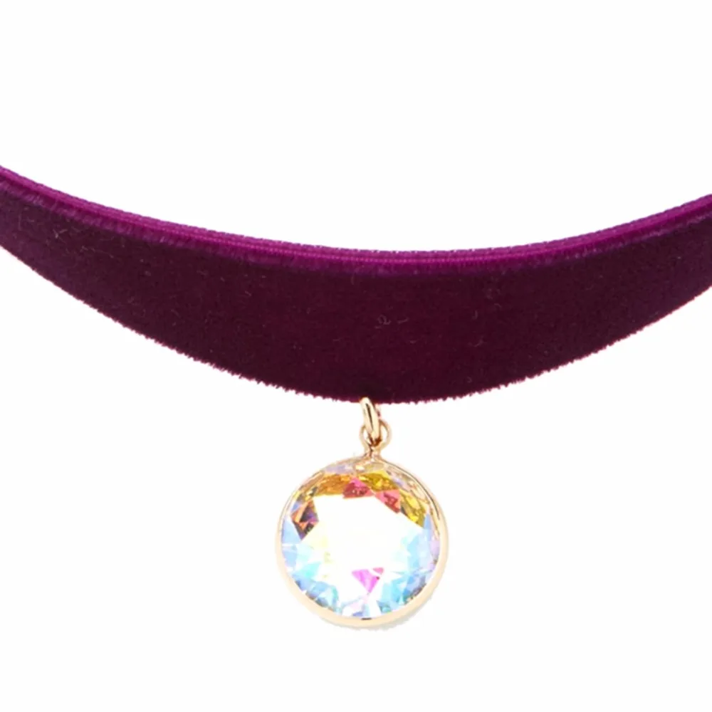 Ожерелье винно-красного цвета Новая мода с любым высоким воротником 39 см можно