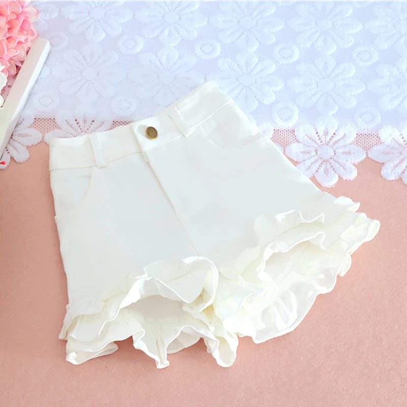 Harajuku Kawaii Mid летние женские шорты новые гофрированные сексуальные шорты для танцев эластичные милые розовые женские короткие красочные шорты