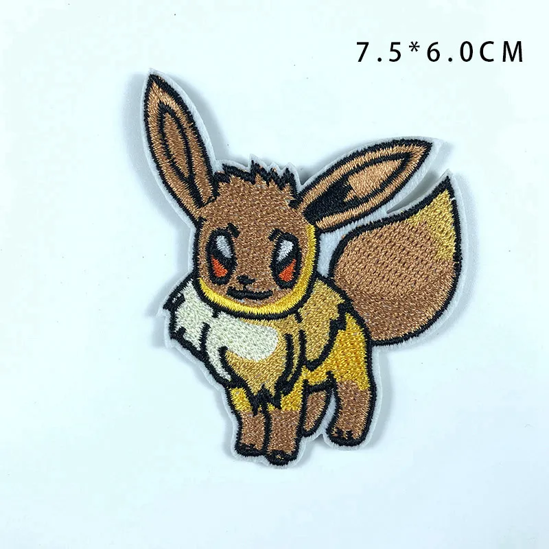 3 Логотип команды Pikachu Pokemon Go, нашивки на железе для одежды, 70*70 мм, серия игр, косплей костюм, вышитая эмблема, значок - Цвет: 3