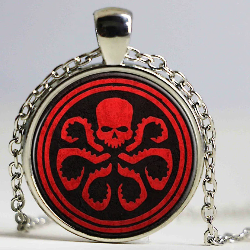 Кулон с логотипом Hail Hydra стеклянный кулон Hydra|pendant necklace|pendant jewelryphoto pendant |