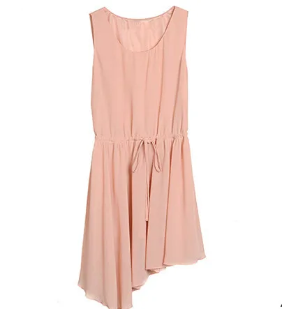 Новинка 2020 летнее асимметричное шифоновое платье 10 цветов сексуальное для