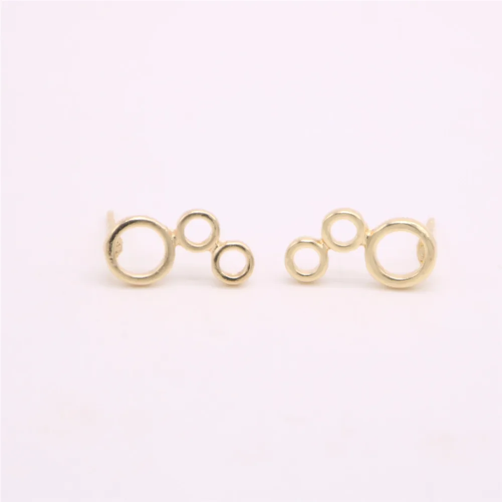 Женские модные серьги с тремя кольцами|earings fashion jewelry|earrings jewelryearrings |