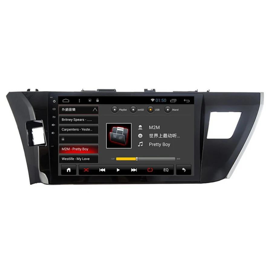 Asvegen Android 7 1 автомобильный стерео плеер для Toyota Corolla 2014 2016 Bluetooth радио GPS Навигация