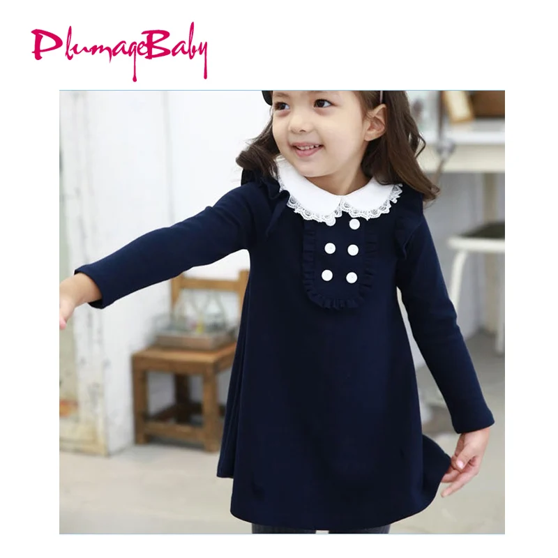 2018 детей на весну и зиму хлопок Вечеринка платья Кукла для девочек