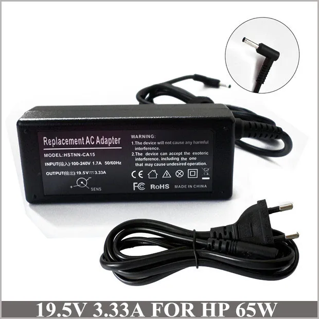 

19.5V 3.33A 65W Notebook AC Adapter Charger For Laptop HP Pavilion 15-e001au 15-e002se 15-e002sia 15-e002sr 15-e003ax 15-e003sh