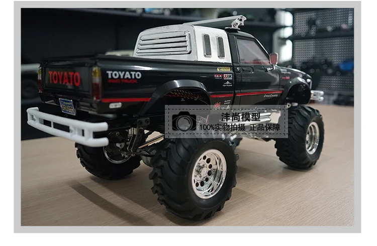 HG P407 1/10 2,4G 4WD 3CH матовый ралли Rc автомобиль TOYATO Металл 4X4 пикап Рок Гусеничный RTR игрушка черный белый подарки для мальчиков Дети
