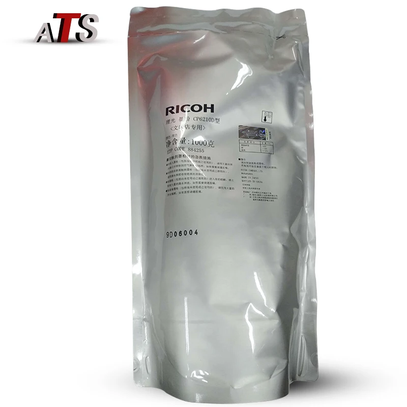 Оригинальный черный тонер порошок 1 кг для Ricoh CP6210D MP 7001 8001 1350 6502 907 запасные части