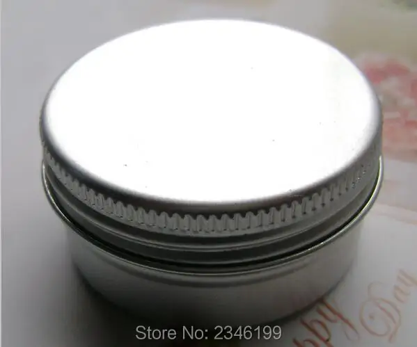 

15G 15ML Aluminum Cream Jar Thread Port Cream Jar Cosmetic Cream Jar Sample Cream Jar 50pieces/lot