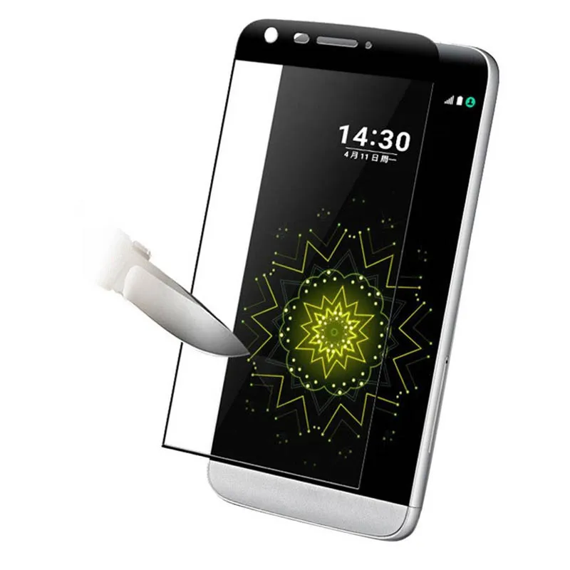 5D изогнутая для LG G5 полное покрытие закаленное стекло 5 3 дюйма 9H 2.5D Защитная