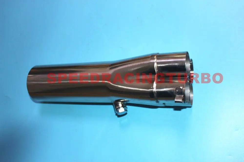 

SPEEDRACINGTURBO EXHAUST HEADER COLLECTOR SLIP ON 1 3/4" TUBE 3.5" SINGLE NEW