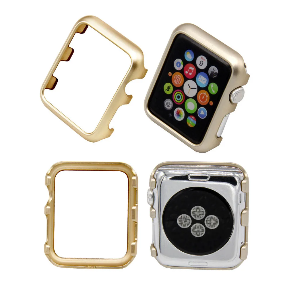 Высококачественный чехол из поликарбоната для Apple Watch серии 3 2 1 защитный бампер 38