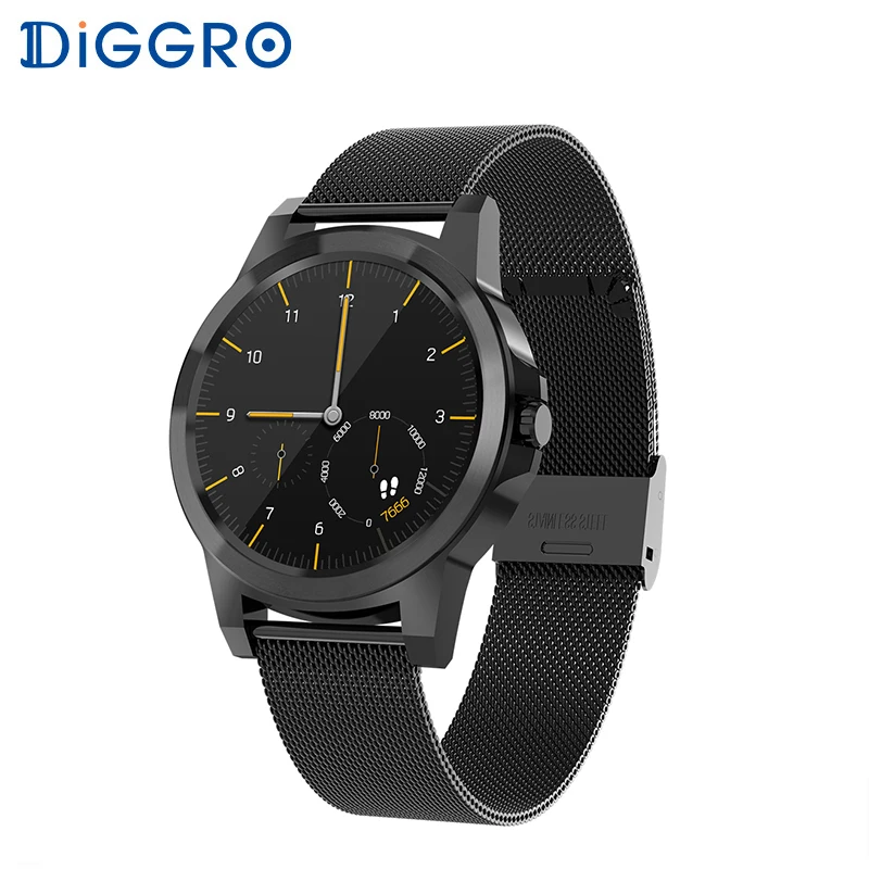 Diggro DI03 плюс Bluetooth Смарт часы водонепроницаемый монитор сердечного ритма шагомер монитор сна для Android и IOS pk DI02