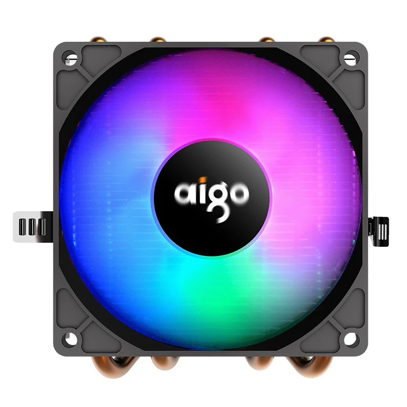 AIGO CPU кулер охлаждения TDP 280 Вт 4 тепловые трубы вентилятор 3Pin PC охлаждение 90 мм