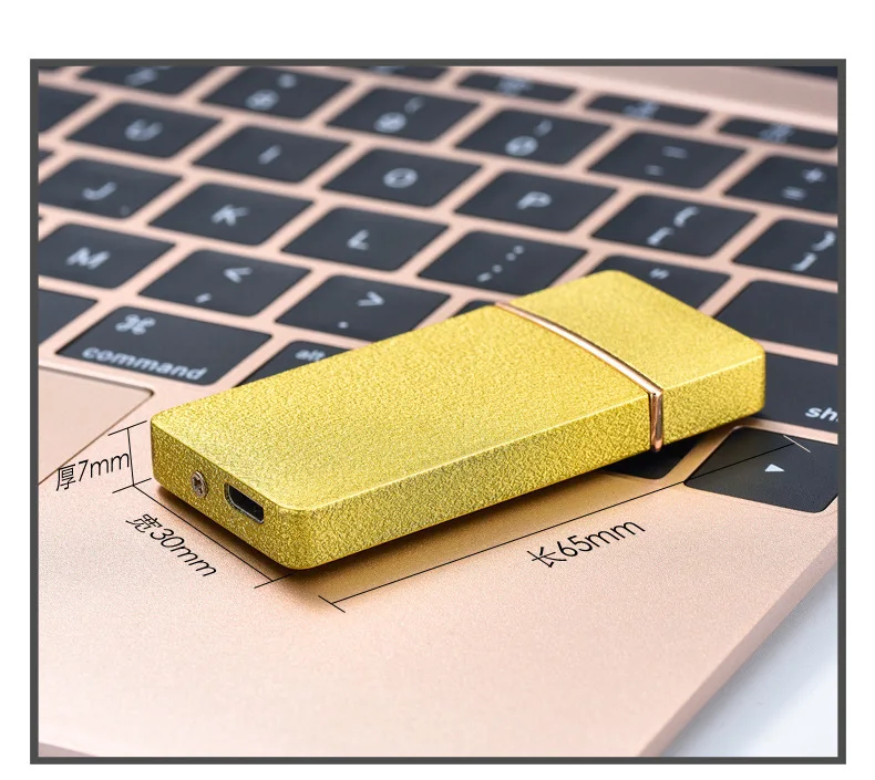 Оригинальность металла двухсторонний точечный детектор дыма Usb зарядка электрическая зажигалка мужской подарок