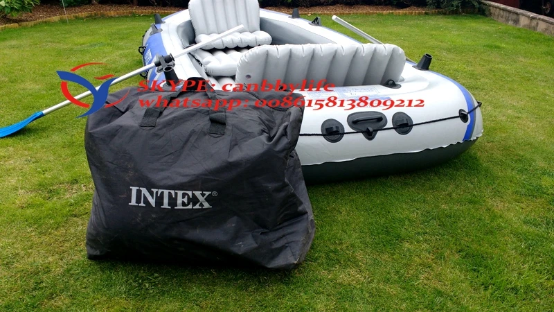 Intex Excursion 5 человек надувная лодка наборы/Большая надувная рыбацкая лодка для реки озера океана проект